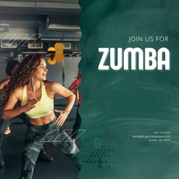 Zumba at Sugarloaf a woman exercising